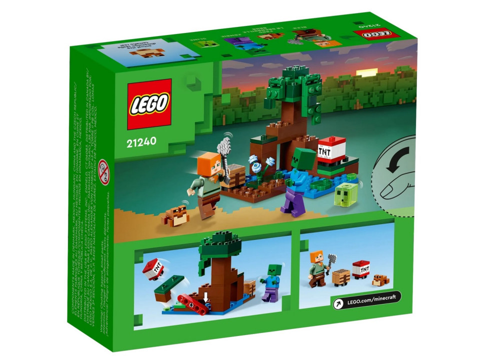 Конструктор LEGO Minecraft Приключения на болоте 21240