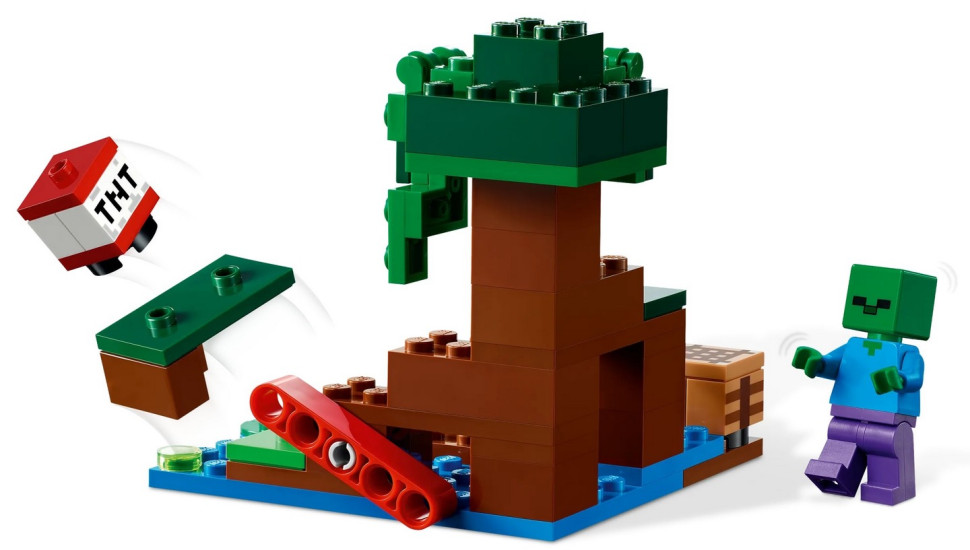 Конструктор LEGO Minecraft Приключения на болоте 21240