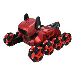 Детская игрушка на радиоуправлении "Собака" Bambi 1028(Red) световые и звуковые эффекты