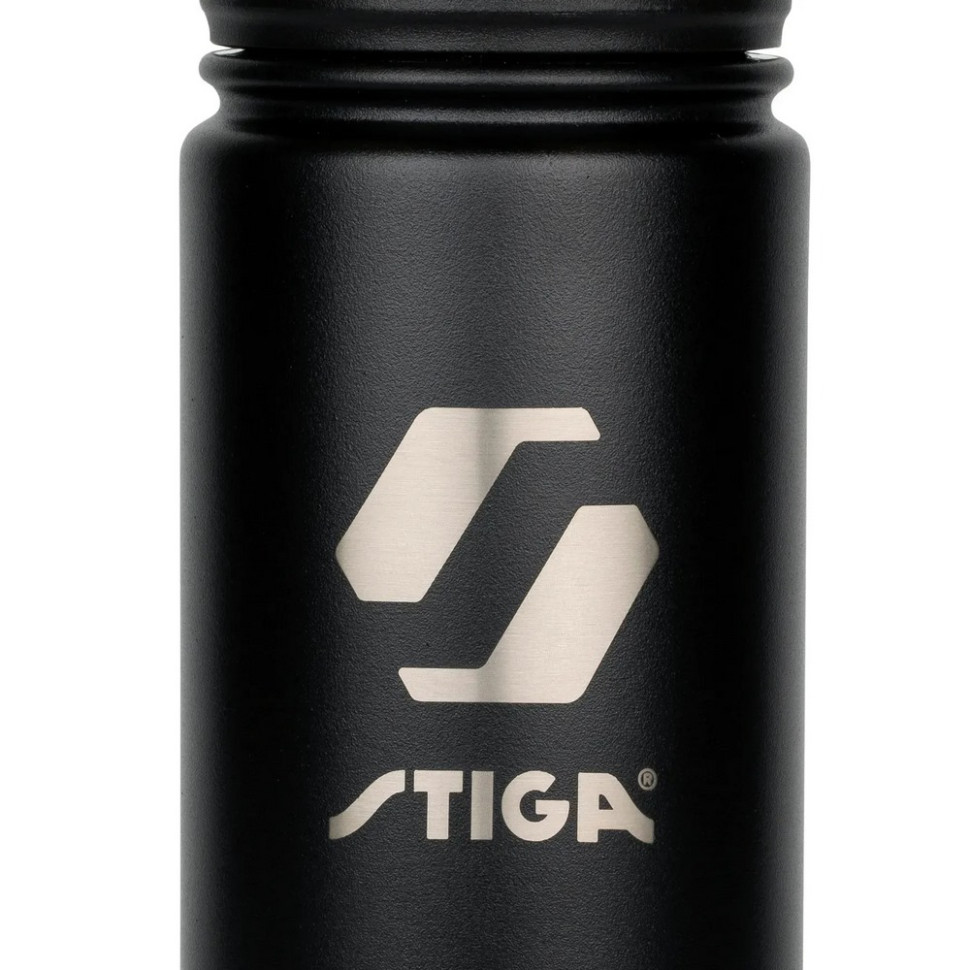 Пляшка для води Water Bottle Steel Stiga 931287 Black 550 мл