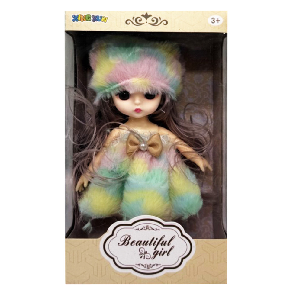 Детская игровая кукла Bambi 1361-7 шарнирная, размер 15 см