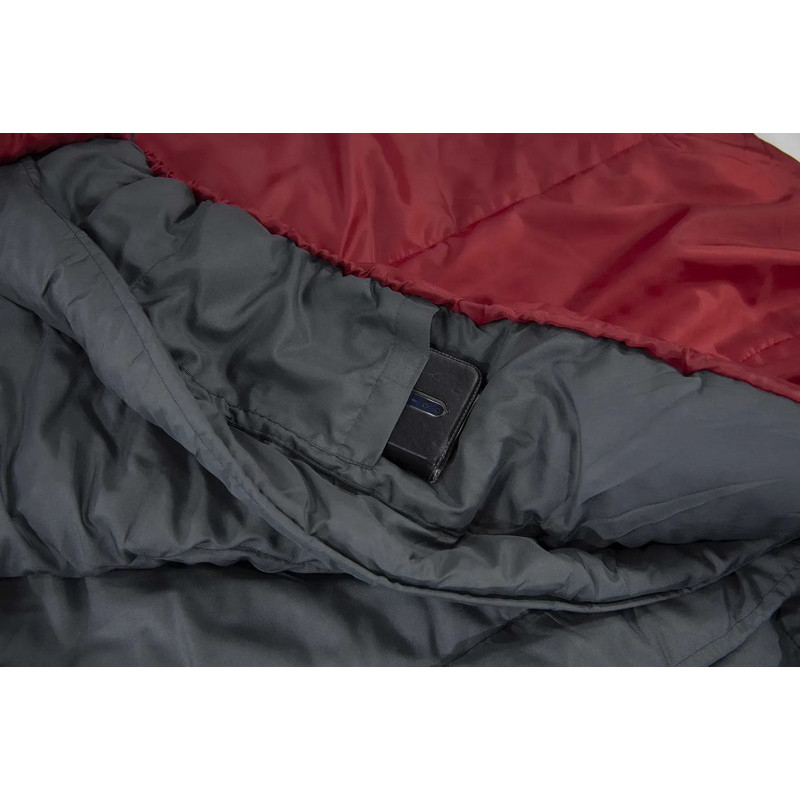 Спальный мешок TR 300 High Peak 929556 Dark Red/Grey