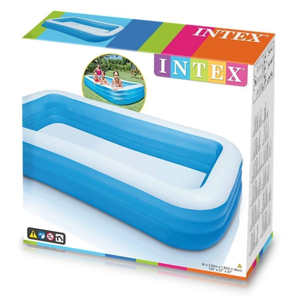 Бассейн семейный Intex 58484 (305-183-56 см), 1020 л Прямоугольный
