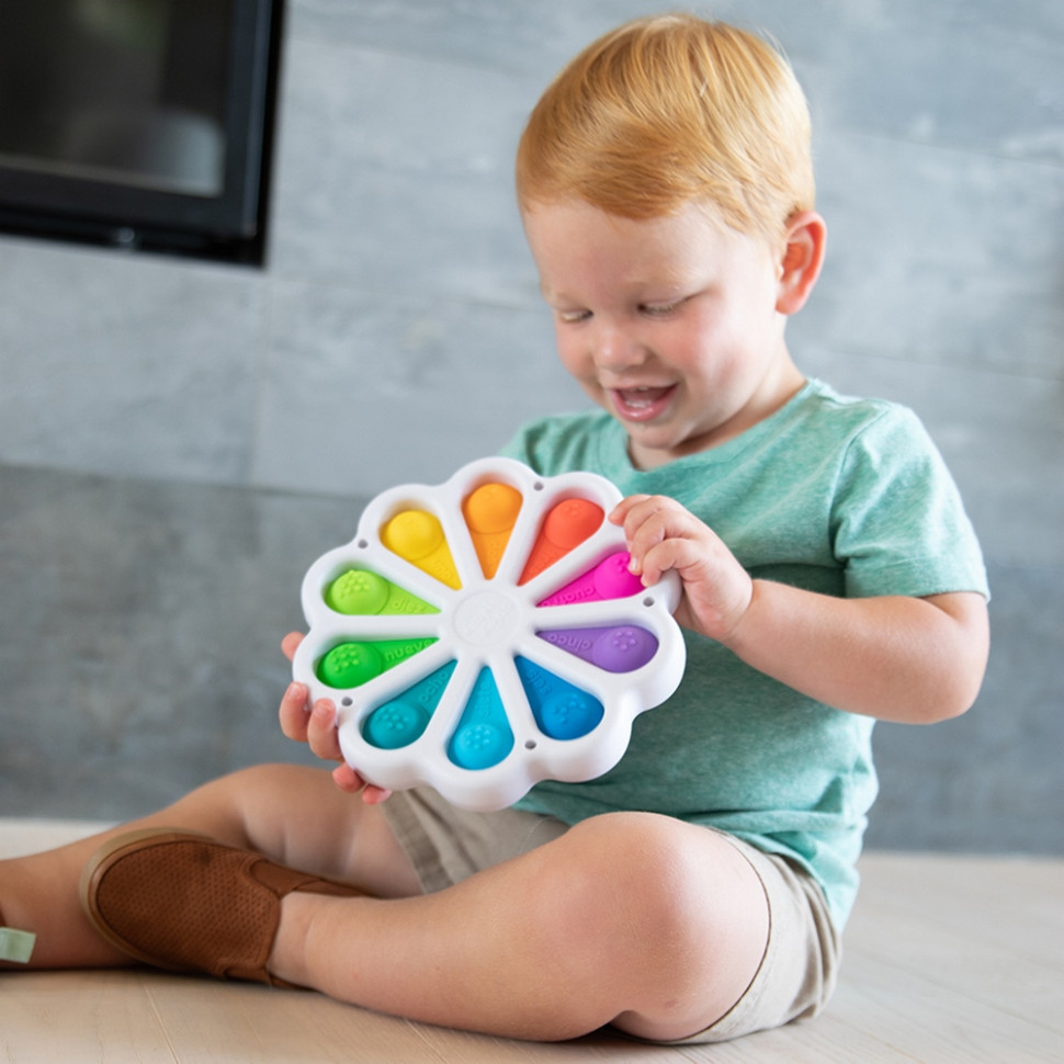 Игрушка тактильная Цветные лепестки Fat Brain Toys F275EN dimpl digits 