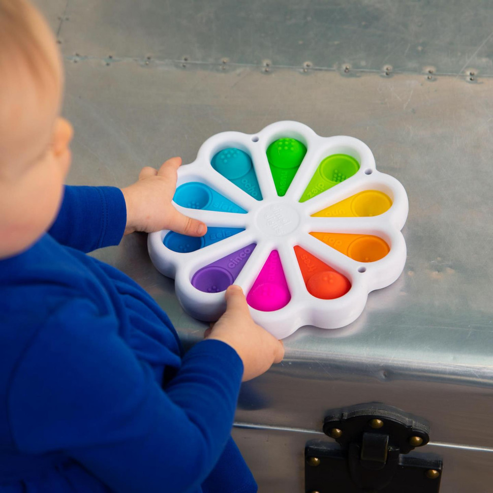 Игрушка тактильная Цветные лепестки Fat Brain Toys F275EN dimpl digits 