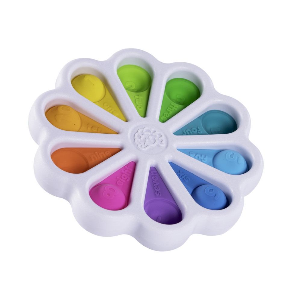 Игрушка тактильная Цветные лепестки Fat Brain Toys F275EN dimpl digits 