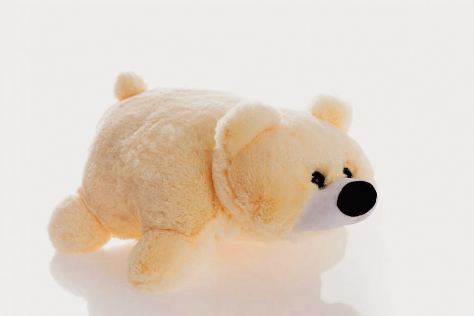 Мягкая игрушка-подушка Alina Toys мишка 45 см персиковая 5784776ALN