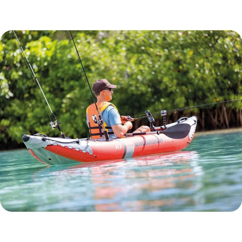 Надувная Лодка EXCURSION PRO K1 Intex 68303, 305 x 91 x 46 см