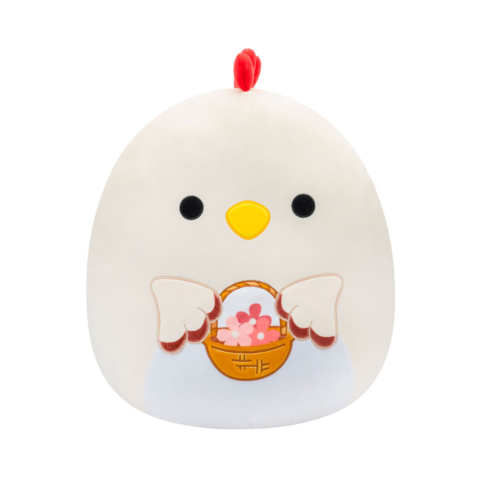 Мягкая игрушка Петушок Тод с корзинкой Squishmallows SQER00832, 19 см