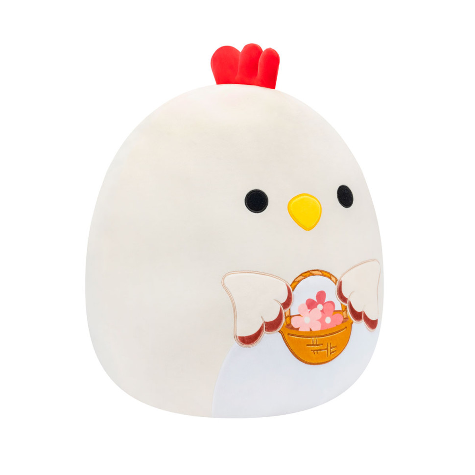 Мягкая игрушка Петушок Тод с корзинкой Squishmallows SQER00832, 19 см