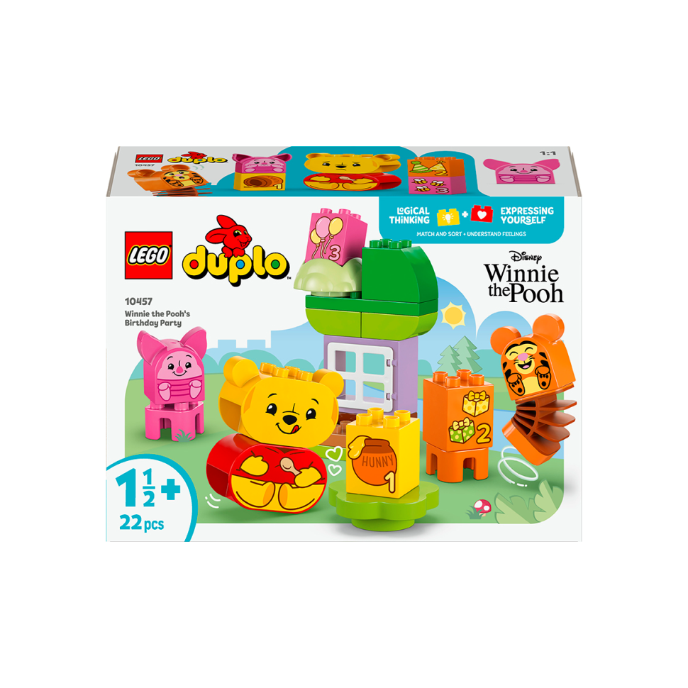 Конструктор DUPLO Disney День рождения Винни Пуха LEGO 10457, 22 детали