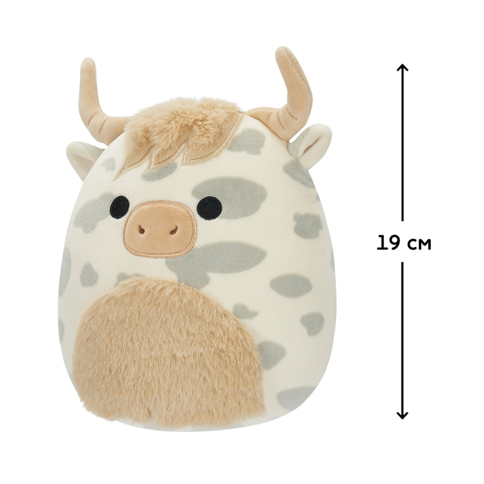 М'яка іграшка Корівка Борса Squishmallows SQCR04117, 19 см