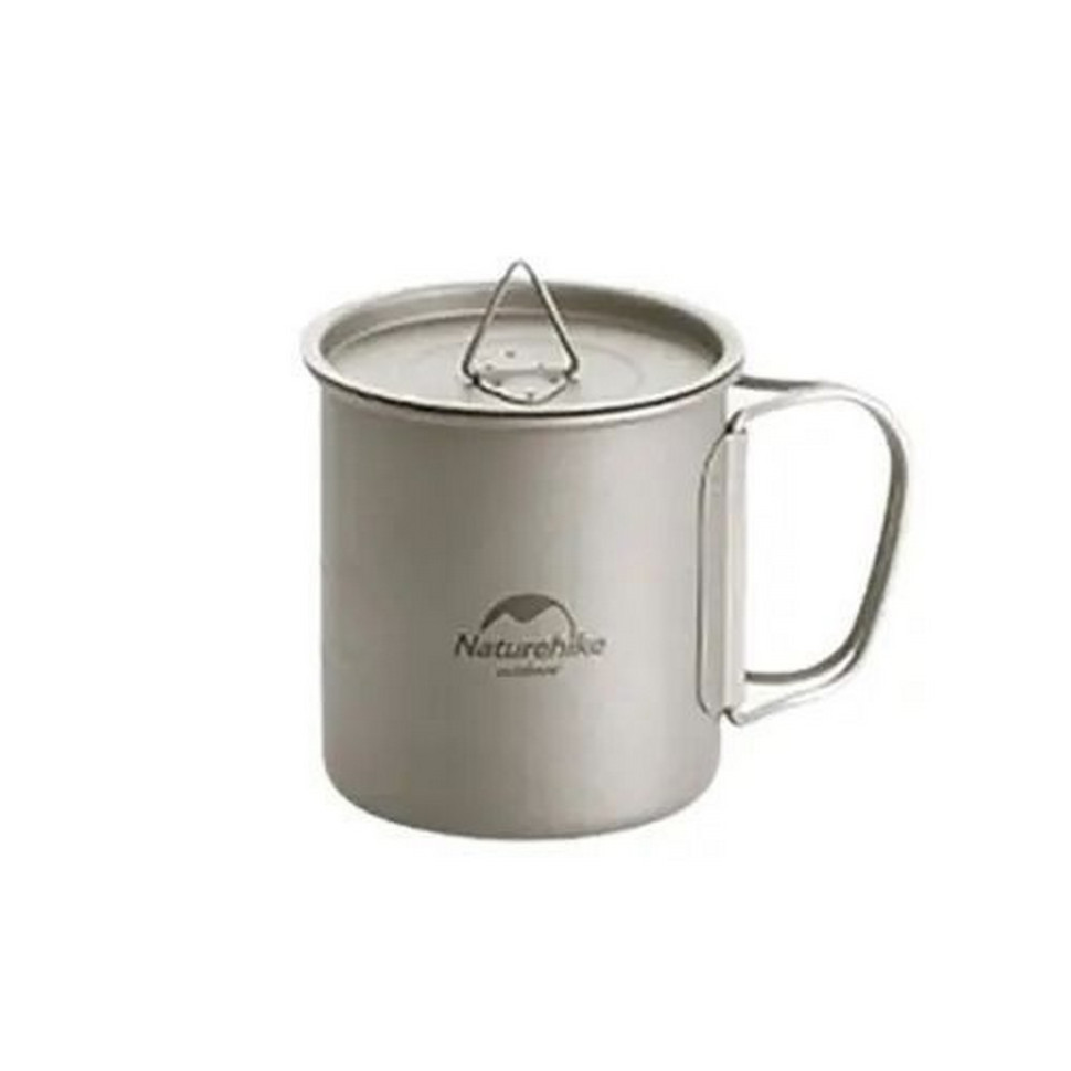 Кружка титановая с ручкой NH20CJ005 Naturehike 6927595769966, 600 мл