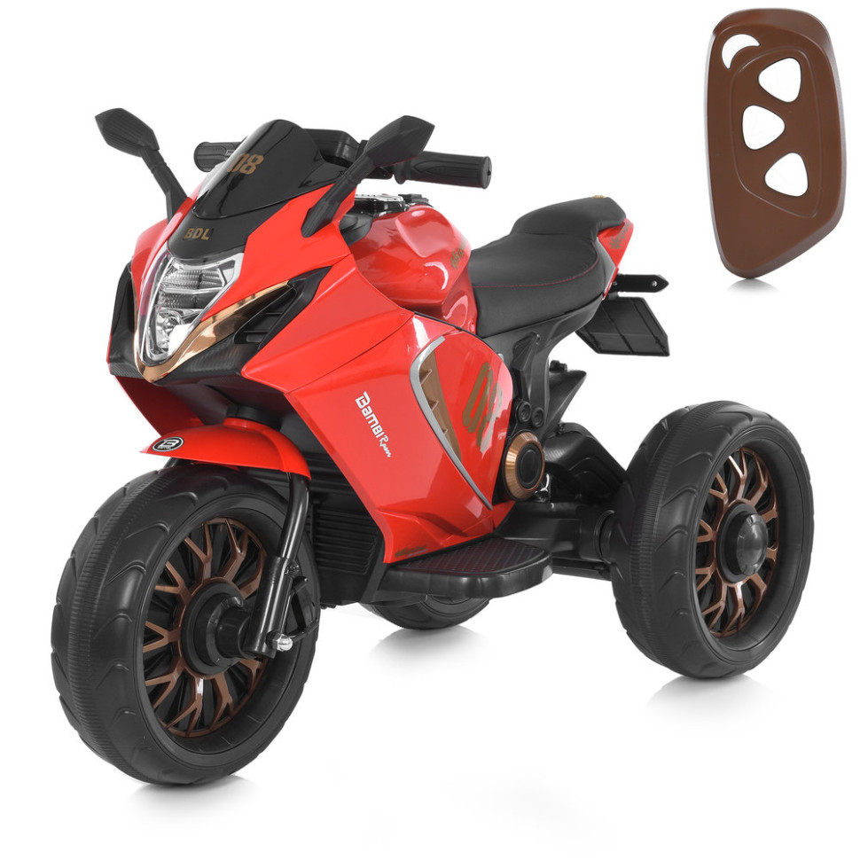 Детский электромобиль Мотоцикл Bambi Racer M 5050ELR-3 до 30 кг