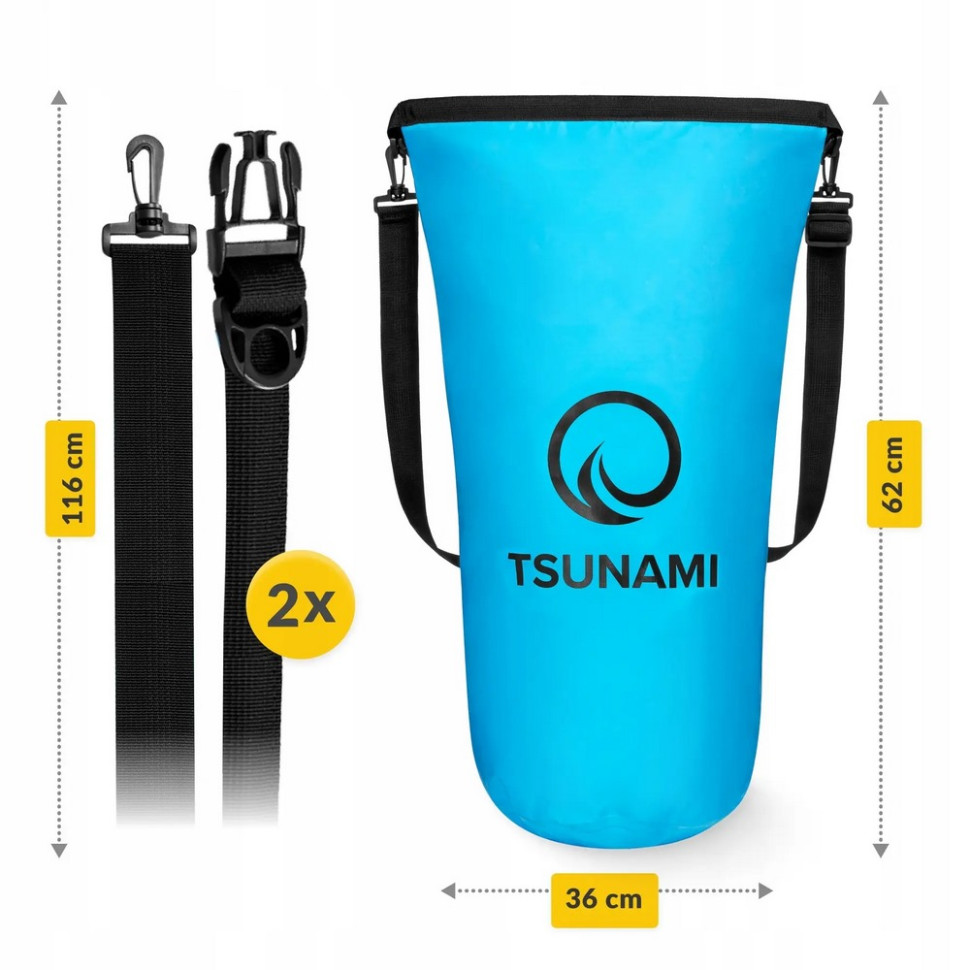 Гермомешок водозащитный Dry Pack Tsunami TS015, 20 л