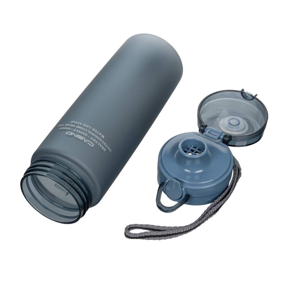 Бутылка для воды KXN-1157 Casno KXN-1157_Grey 650 мл, серый