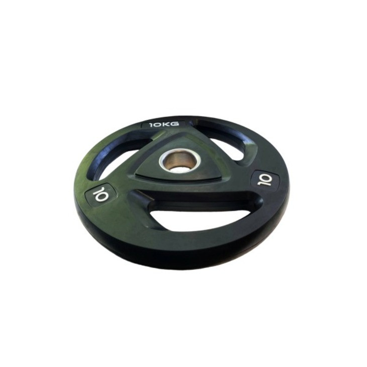 Диск олимпийский RCP17 Fitnessport 10041FS, резиновый, черный 10 кг