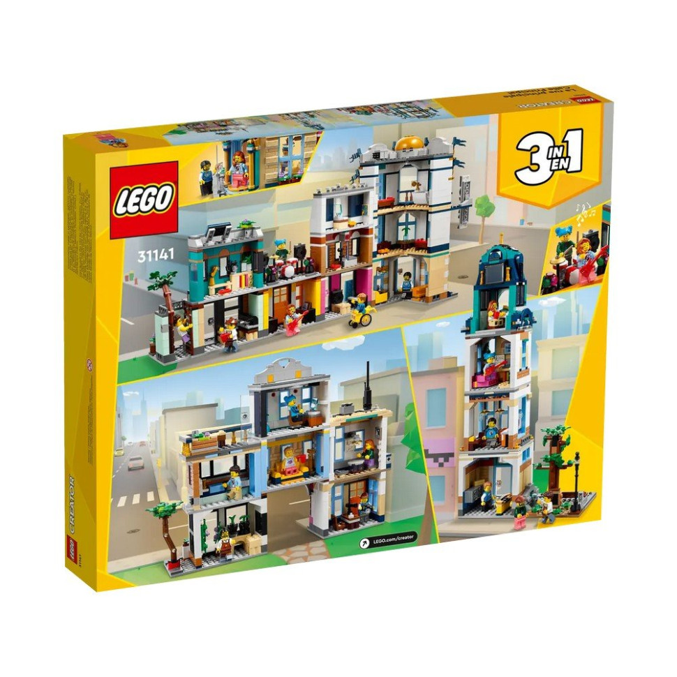 Конструктор Центральная улица LEGO 31141, 1459 деталей