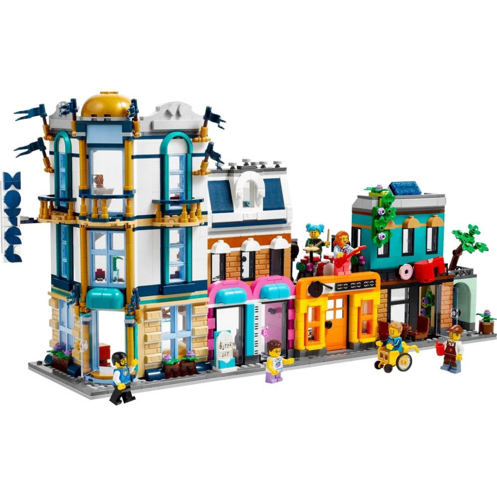Конструктор Центральная улица LEGO 31141, 1459 деталей
