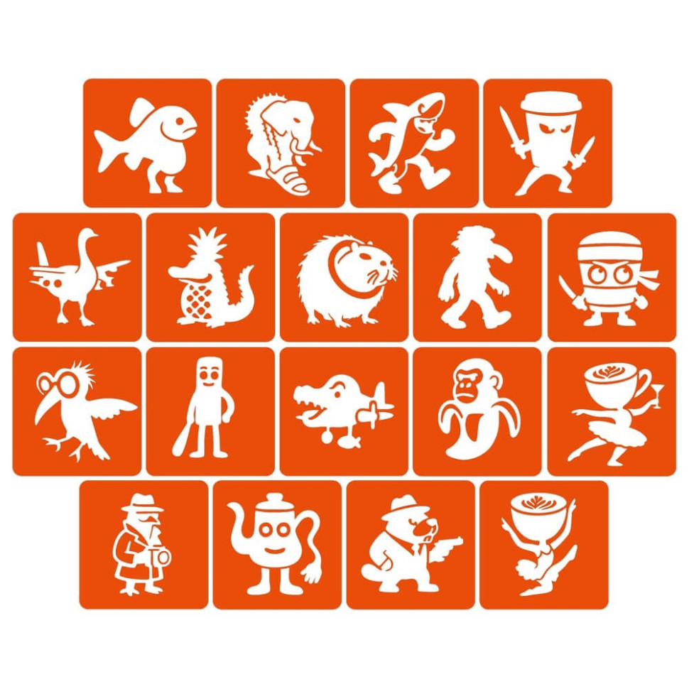 Набор трафаретов для биотату 