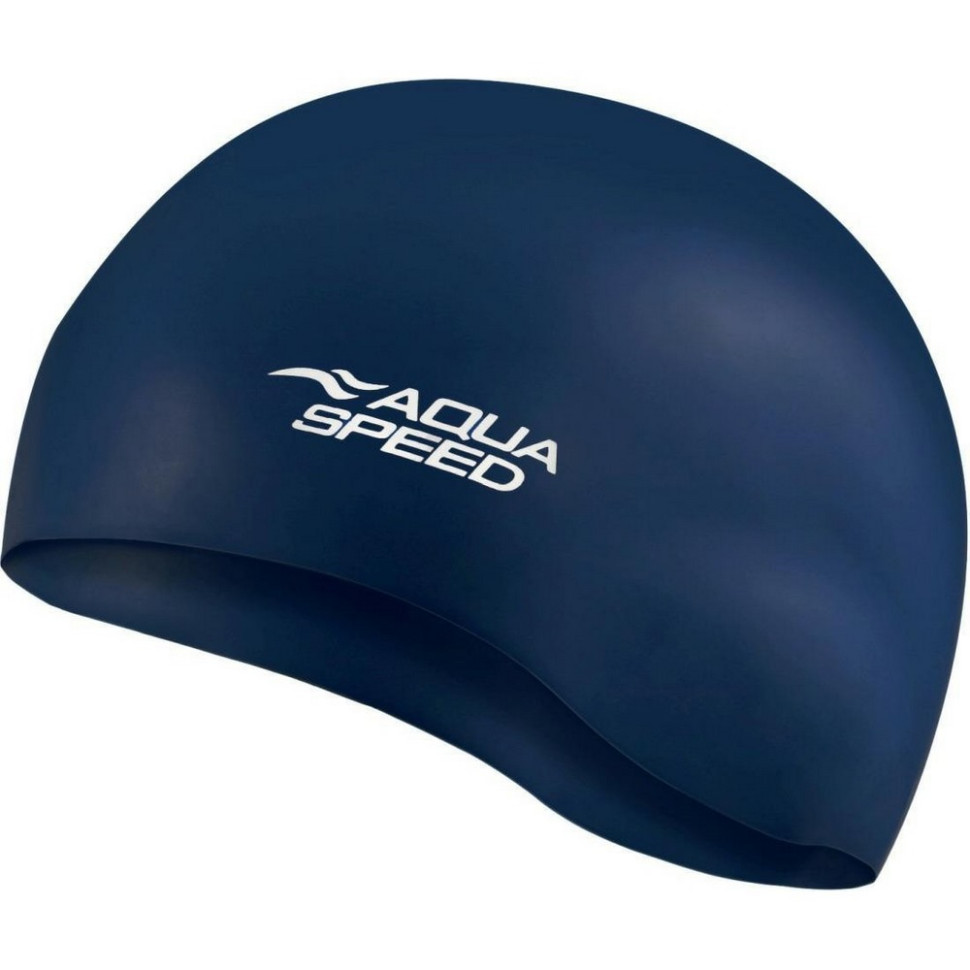 Шапка для плавания MONO 6198 Aqua Speed 111-22 темно-синий, OSFM