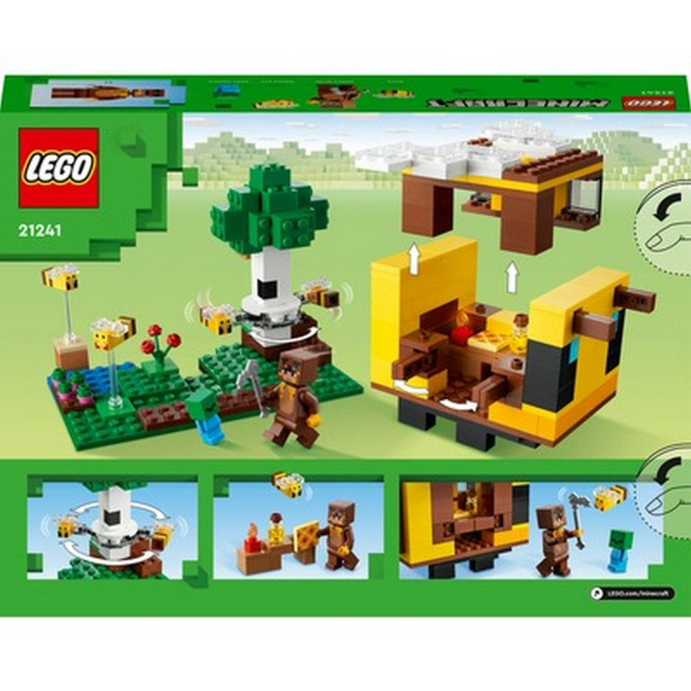 Конструктор LEGO Minecraft Пчелиный домик 21241-
