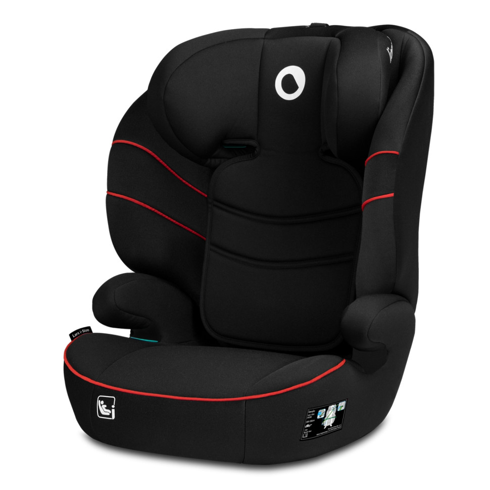Дитяче автокрісло LARS Lionelo 69755982 I-SIZE, SPORTY BLACK RED