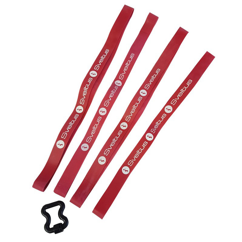 Еспандер для фітнесу універсальний Rubberfit Sveltus SLTS-0585 + постер 