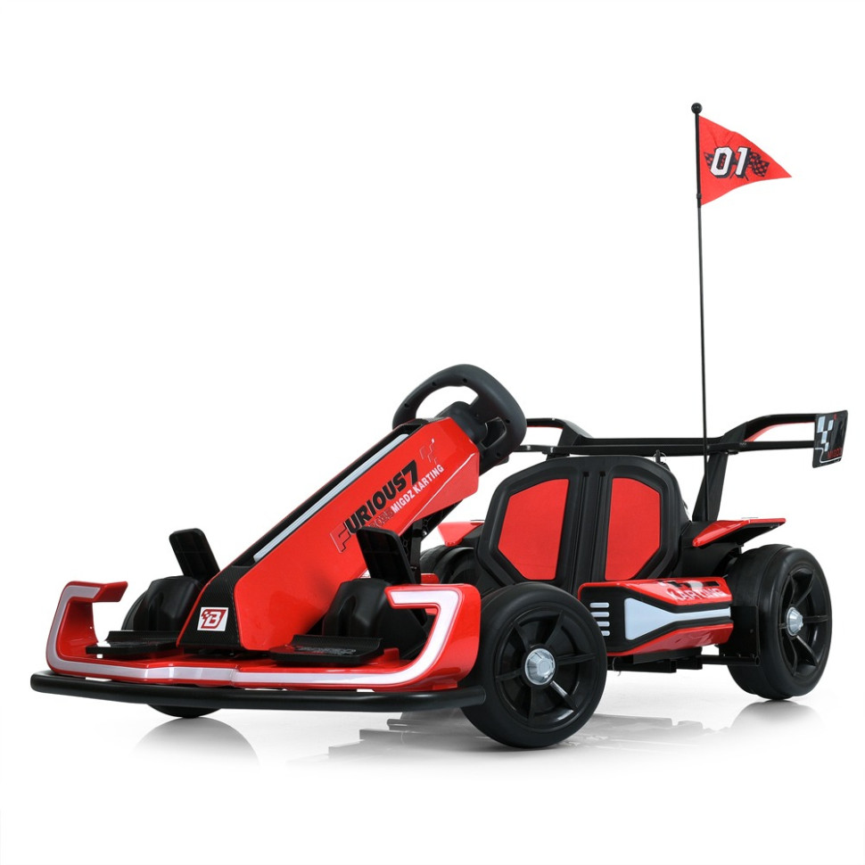 Дитячий електромобіль Електрокарт Bambi M 6148EBL-3 (24V) до 150 кг