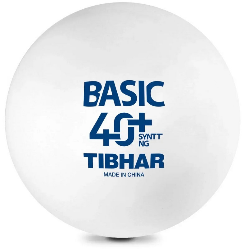 М'ячі для настільного тенісу SYNTT NG Basic 40+ 85511200 Tibhar 931890, 6 штук