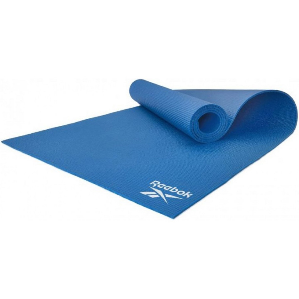 Коврик для йоги Yoga Mat Reebok RAYG-11022BL, синий 173 х 61 х 0,4 см