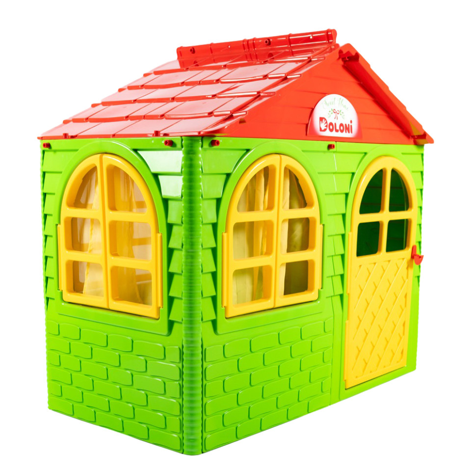 Ігровий Будиночок зі шторками DOLONI TOYS 02550/13, 129х69х120 см