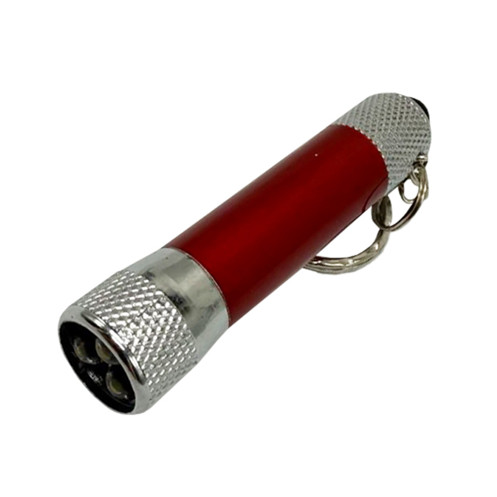 Дитячий ліхтарик-брелок Bambi 518-3(Red) розмір 6,5 см, червоний