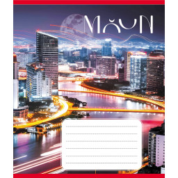 Тетрадь общая "Месяц" Leader 060-610055K-2 в клеточку, 60 листов (959061)