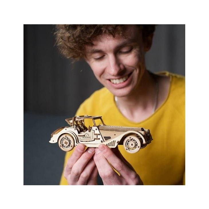 Дерев'яний механічний 3D конструктор 