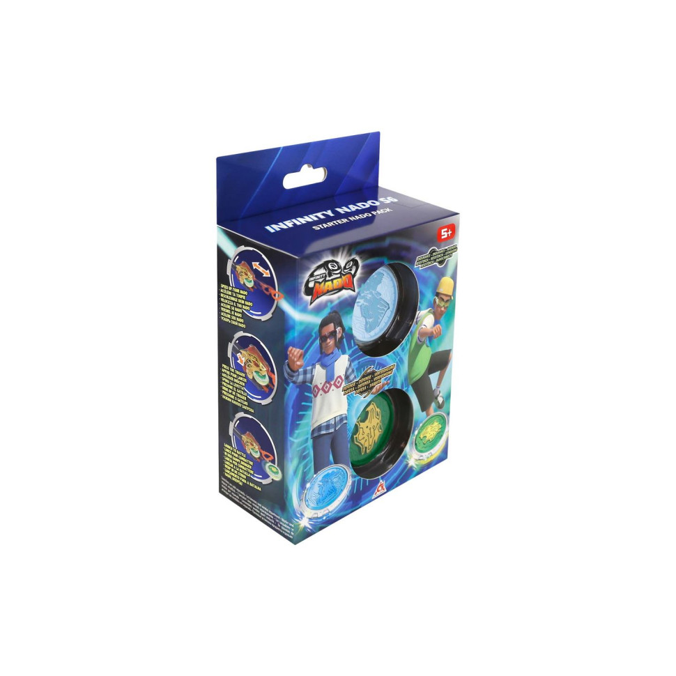 Набор Infinity Nado EU654197 VI Starter Nado Pack Gold Warrior Phoenix, Lighting Leopard Золотой Воин Феникс и Ослепительный Леопард