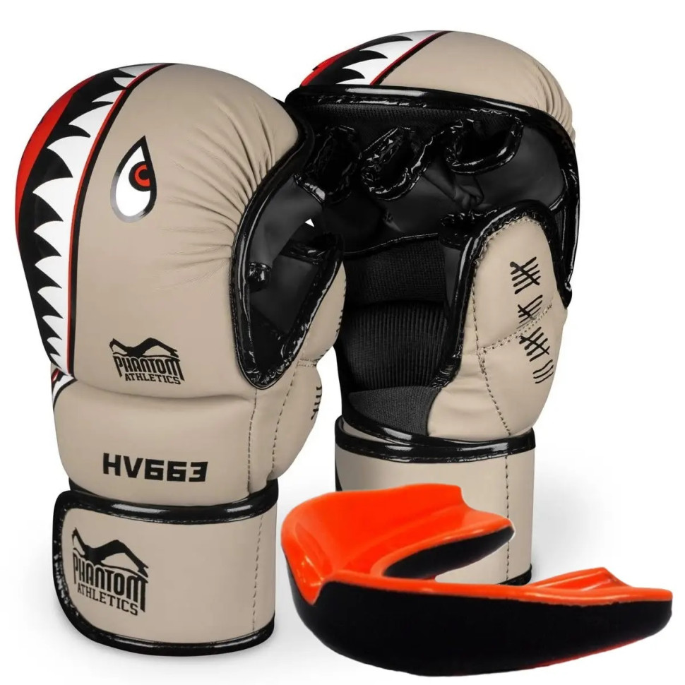 Перчатки для ММА Fight Squard Phantom PHMMAG2408-SM Sand S/M (капа в подарок)