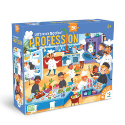 Пазл детский "Профессии. Повар" DoDo Toys 300700, 150 элементов