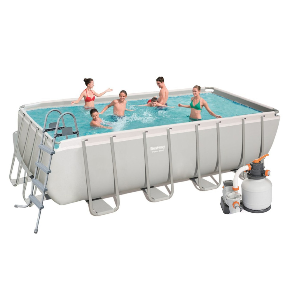 Каркасний басейн Bestway 56671, 488х244х122 см, 11532 л