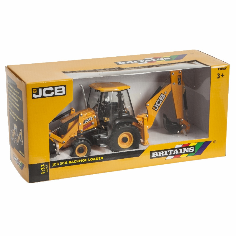 Модель Екскаватор-навантажувач JCB 3CX Sitemaster Plus Britains 43343B масштаб 1:32