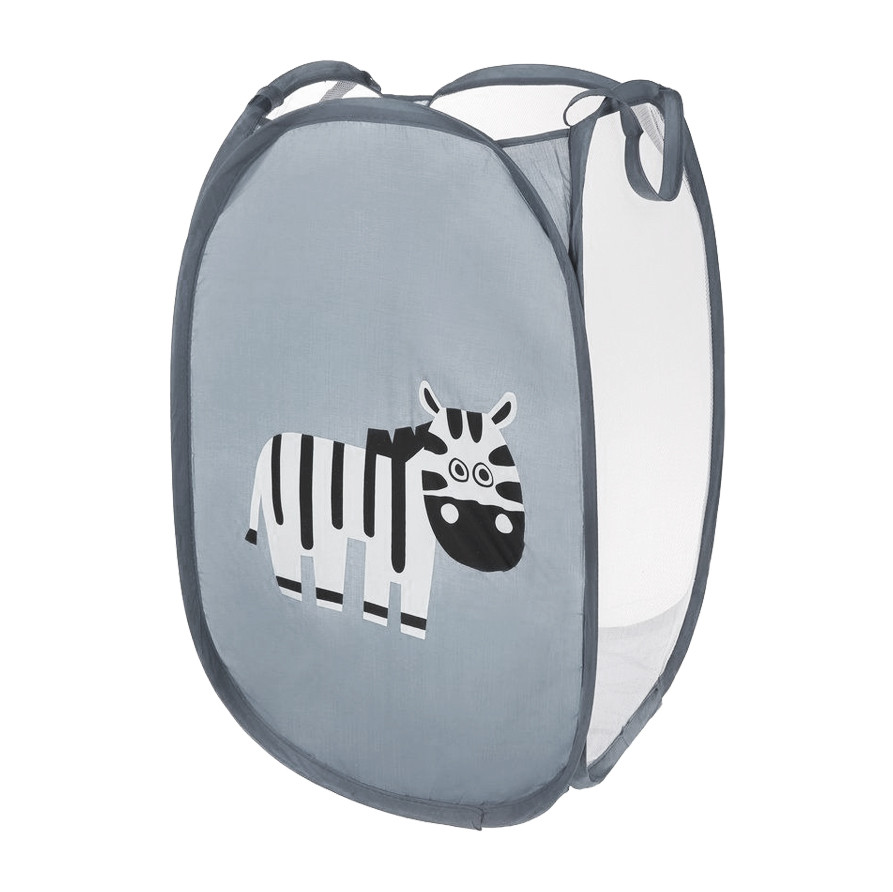 Кошик-сітка для іграшок Bambi 10-76(Grey) з малюнком, 48х25 см