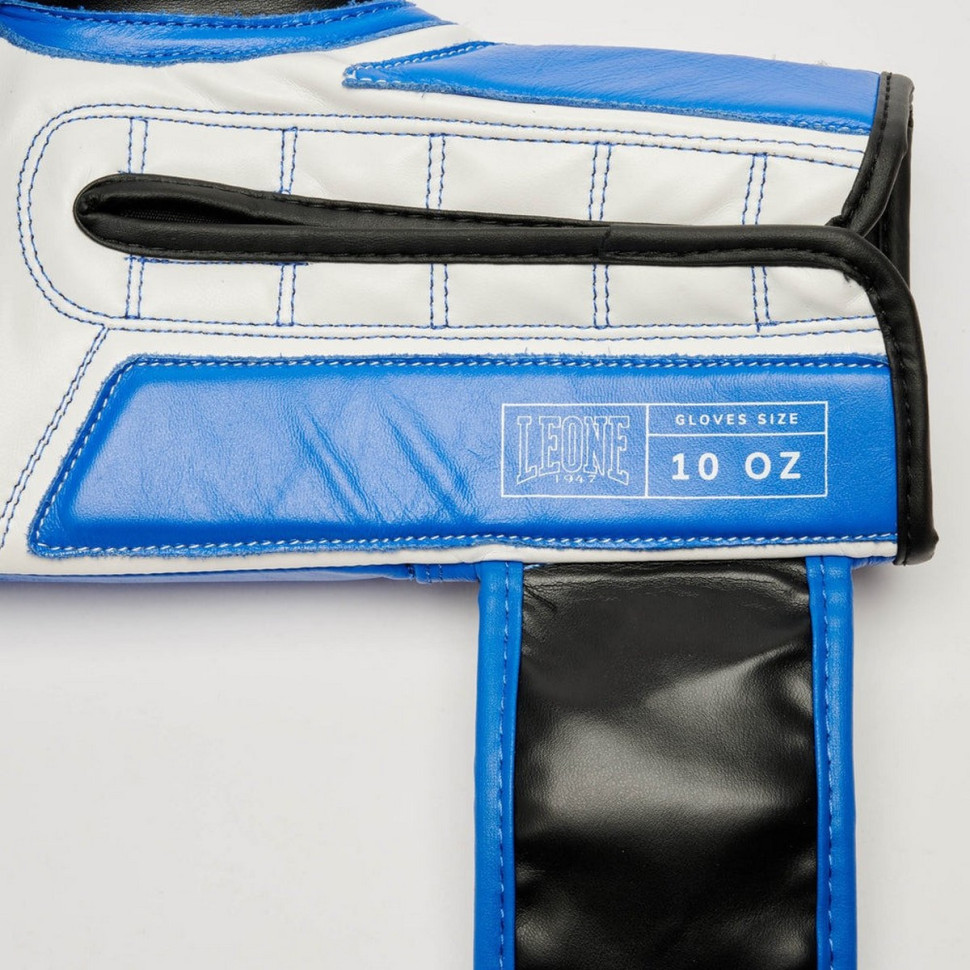 Боксерські рукавиці GN208 ICONIC Leone GN208_Blue_12oz 12 унцій (бинти в комплекті)