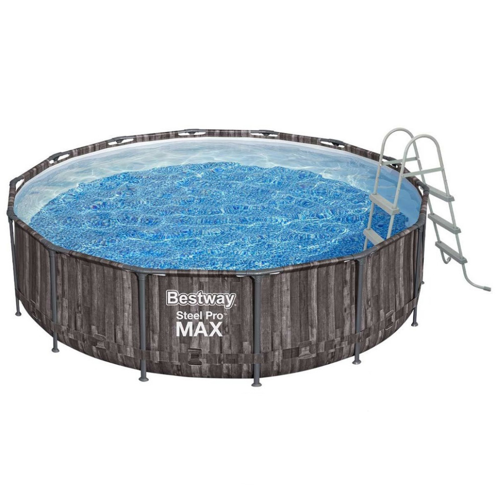 Басейн каркасний круглий Bestway 5614Z 427х107см, 13030 л, фільтр-насос, сходи