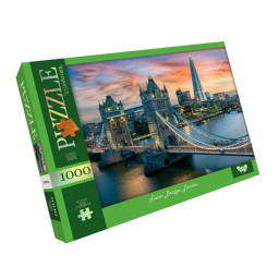Пазл классический "Tower Bridge, London" Danko Toys C1000-12-06, 1000 элементов