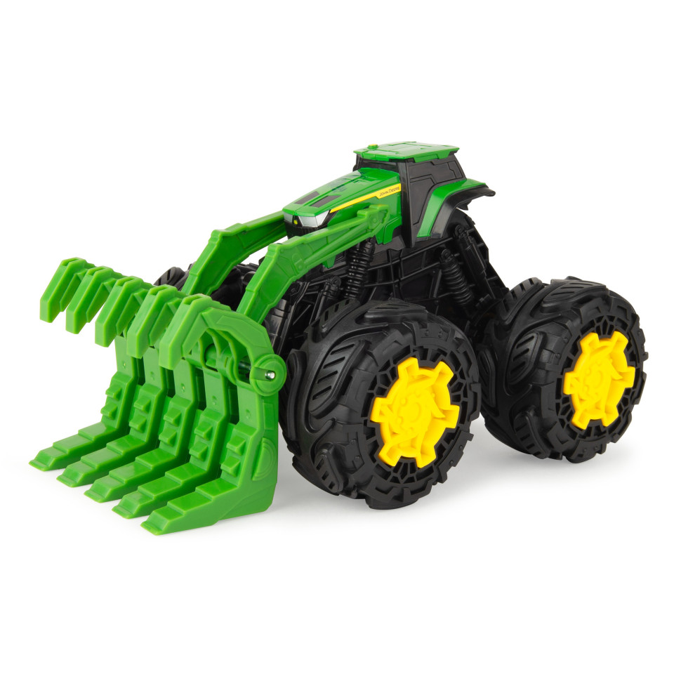 Іграшковий трактор John Deere Kids 47327 Monster Treads з ковшем і великими колесами