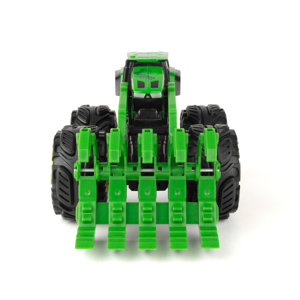 Іграшковий трактор John Deere Kids 47327 Monster Treads з ковшем і великими колесами