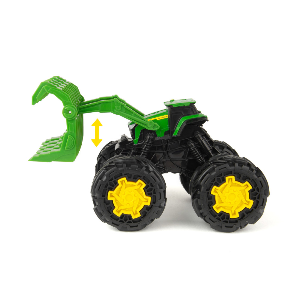 Іграшковий трактор John Deere Kids 47327 Monster Treads з ковшем і великими колесами