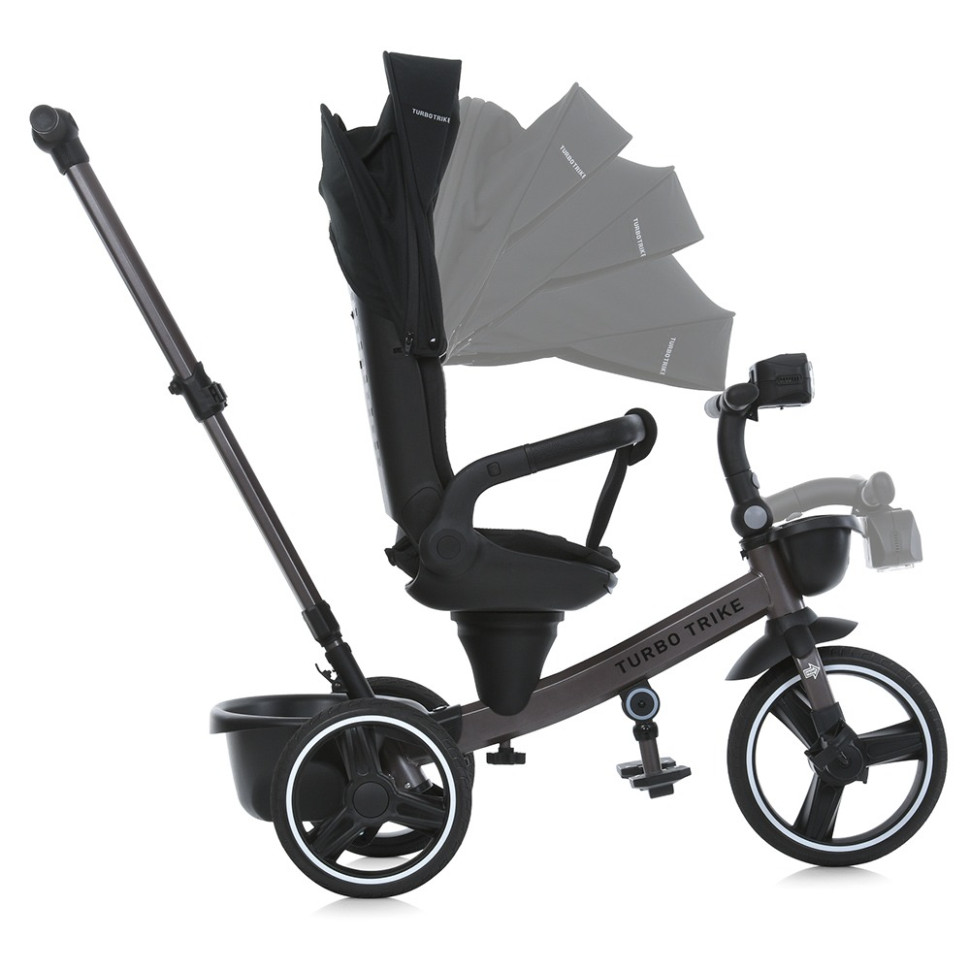 Велосипед дитячий триколісний Turbo Trike MT 1002-1 чорний