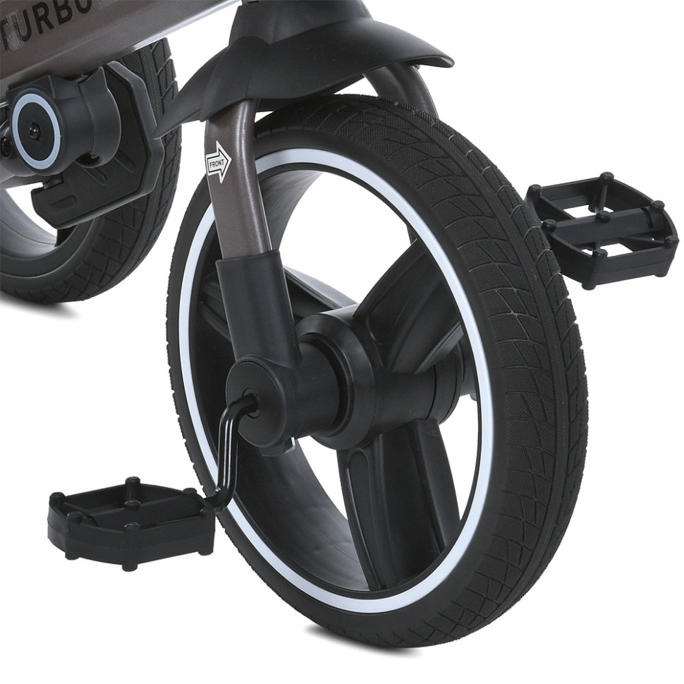 Велосипед дитячий триколісний Turbo Trike MT 1002-1 чорний