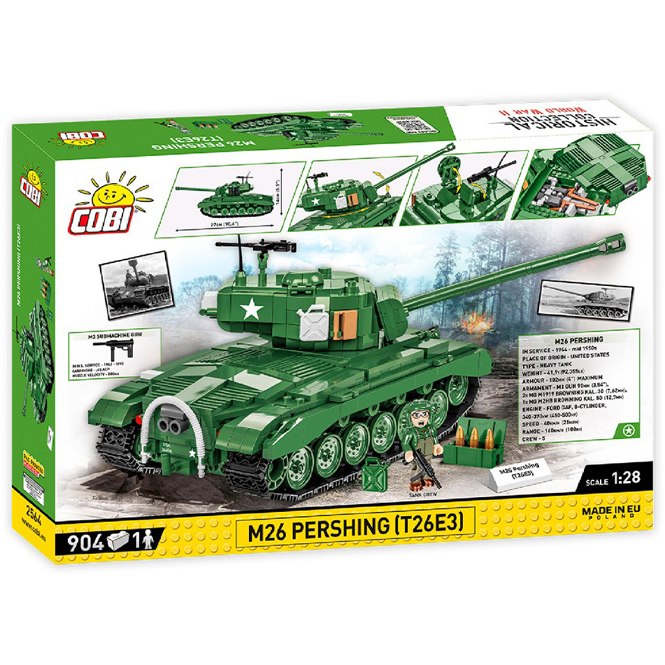 Конструктор Танк M26 Першінг COBI COBI-2564, 904 деталі 1:28